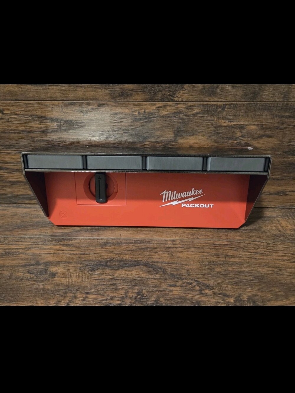 Milwaukee PACKOUT Magnetic Rack Tool Holder Most Secure Mounting Paired Plastic - Picture 2 of 3